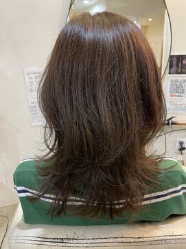 ヘアー カーム 鹿島田店(HAIR CALM) くびれレイヤーインナーカラーホワイトベージュ