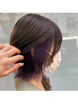 オルロバイイザ(ORLO by IZA) 前髪インナーカラー×パープル