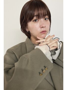 シュク 高円寺(SYUK) kanna【高円寺 中野】ショートボブ/ブラウン/顔周りカット