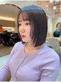 【澤口】カールセミディシアカラーボブ姫カット