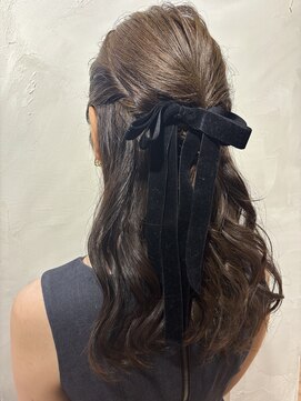 シュリット(schritt) ＊ハーフアップ　ヘアスタイル＊        妹尾