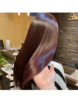 ヘアーデザイン ディードット(Hair design D.) 艶ボルドー/ワインレッド/ブリーチ無し