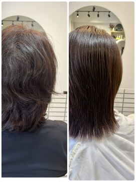 ラソニシカサイ(Lazo nishikasai) 髪質改善《完全版》ミディ