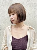◎ミニボブ縮毛矯正ショートボブストレートパーマ