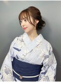 松尾菫菜/ヘアセット/アレンジ/ハイトーン/韓国ヘア