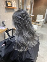 ブルー(BLUE.) バレイヤージュ☆NAMI
