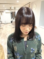 エモ(emo.) フェイスレイヤー × ミディアムボブ