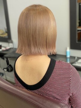 ローレンアンドパレード 並木坂店(Lauren&Parade) 抜きっぱなしブロンド　切りっぱなしボブ　ケアブリーチ　美髪