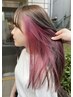 [インナーカラー★★]インナーカラー+全体カラー+トリートメント ￥14300→