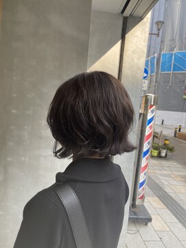 イニ 福井店(ini) 外はねボブパーマ【前田】