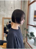 切りっぱなしボブ/タッセルボブ/アッシュブラウン/モカブラウン