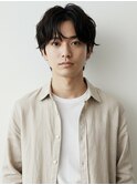 フェザーパーマ/センターパート/ニュアンスパーマ/マッシュ/横浜