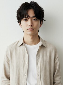 キャンバス バイ ネオリーブ 横浜西口(Canvas by neo.) フェザーパーマ/センターパート/ニュアンスパーマ/マッシュ/横浜