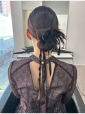 ロングヘアカチモリヘアタイトツイン髪質改善トリートメント黒髪