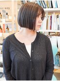 大人のボブヘアスタイル