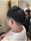 ツーブロベリーショート