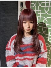 ルフレバイレミー 新宿店(Reflet by remmy) チェリーレッド/プルエクステレイヤー【ルフレバイレミー】