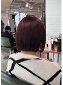 wine red × bob
