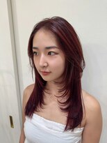 アンククラシックヘアー(ank classic hair)&nbsp;《レイヤー×ブリーチなし赤髪》
