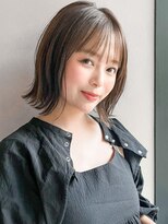リヤン 表参道(lyann)&nbsp;サイドバング前髪小顔カット外ハネボブくびれヘア#535f0902