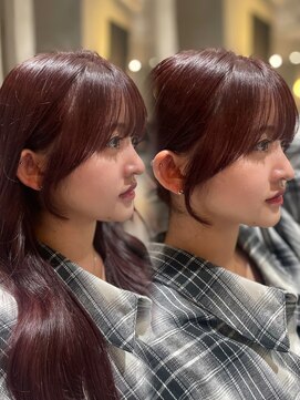 アルーシェ 新宿店(Alushe) 結んで可愛い顔周りカット