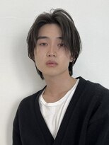 ローウェ オム 立川(LOUWE HOMME)&nbsp;センターパート波巻きスパイラルパーマ._.