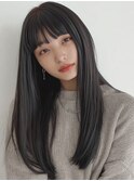 レイヤーロング/ハッシュカット/シルキーベージュ/鶴舞/髪質改善