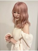 着物ヘア/ダークアッシュ/ミディアムレイヤーカット/梅田