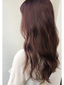 ルーム 四日市店(room) ピンクコーラル×ロングヘア