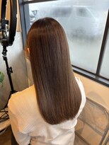 ヘアーデザインプレクト(Hair Design PRECT)&nbsp;酸性ストレート×くすみミルクティー