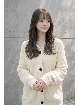 アグ ヘアー ロジェット 松本桐店(Agu hair rojet) 透明感カーキグレージュ×毛流れレイヤー