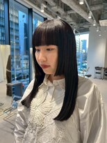 ハーツオオサカ(HE:ARTS OSAKA) 韓国黒髪レイヤースタイル