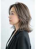 表参道駅・ハイライト・白髪ぼかし・白髪染め・ショート・ボブ