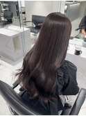ラベンダーグレージュ ブリーチなしダブルカラー