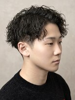 ヘッドストック 大和八木店(HEAD STOCK) 縦落ちツイストスパイラルシャドウパーマセンターパートメンズ