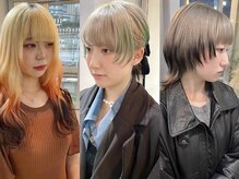 一人ひとりのオーダーにあわせケアブリーチで唯一無二のあなただけのオリジナルデザインカラー。…松田瑞希
