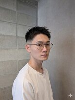 ワンワンオー バーバーショップ コンチネンタル(@110 BARBER SHOP continental)&nbsp;ショートアップバングビジネスショートミドルフェード