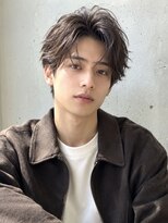 ノア 三宮店(NOA)&nbsp;【NOA】韓国風毛流れセンターパート×ニュアンスヘア