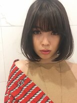 レイドバック(LAID BACK)&nbsp;【代官山LAIDBACK】ブルーアッシュのモードボブ