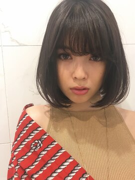 レイドバック(LAID BACK) 【代官山LAIDBACK】ブルーアッシュのモードボブ