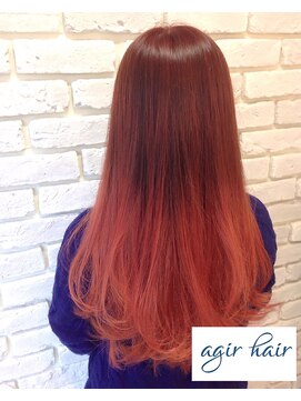 アジールヘア 所沢プロペ通り店(agir hair) ピンク×ピンクグラデーション【所沢】