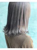斜めバングふわくしゅニュアンス