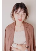 【なかじま ひびき】インナーカラー×シースルーボブ