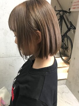 ルノン(LUNON) 【LUNON】初カラーでミルクティーベージュ