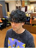 ウザバングパーマ