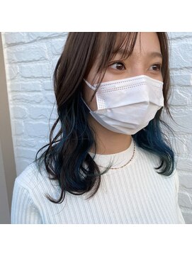 デレディールフィデル(DERE-DIR fidele) ブルー ☆インナーカラー