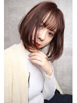 透け感ボブ