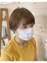 ニコットヘア(nicotto hair)&nbsp;マッシュショート（マロンベージュ）