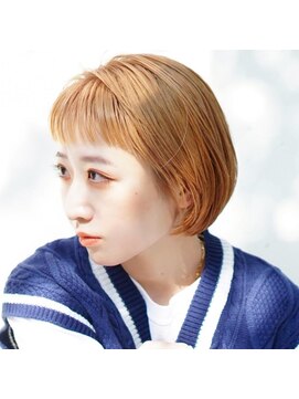 ドルセ(Dulce) 【Dulce】オレンジベージュ×ミニボブ