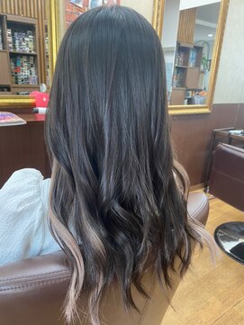 キュアスペース(CURE SPACE) インナーカラー【ホワイト系ペールイエロー】